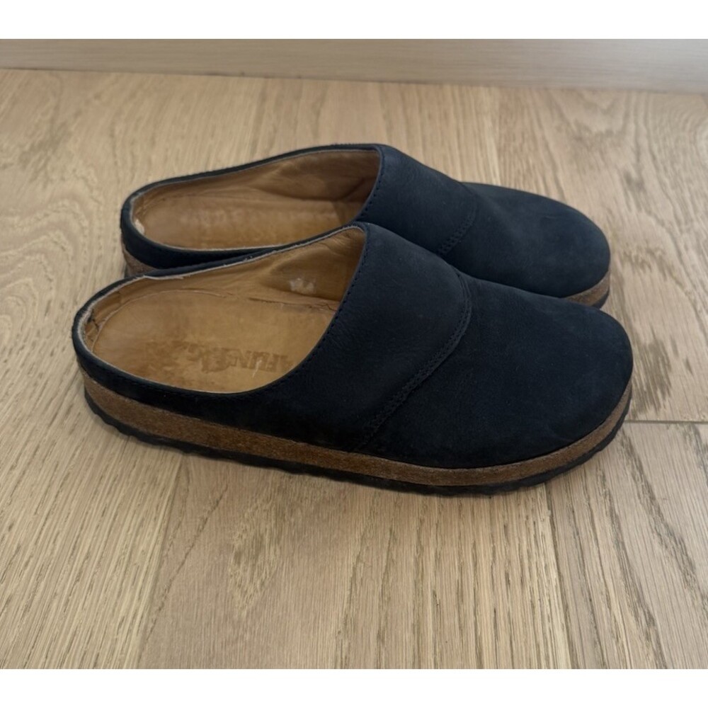 Haflinger Women's Leather Slide On Flats Shoes Clogs Size 37 Women's Size 6